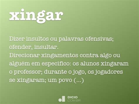 xingar